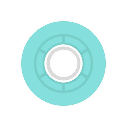Ricta Clouds Transparent Aqua White 78A 57mm Wheels