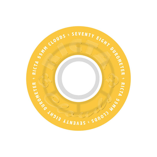 Ricta Clouds Transparent Citrus White 78A 55mm Wheels