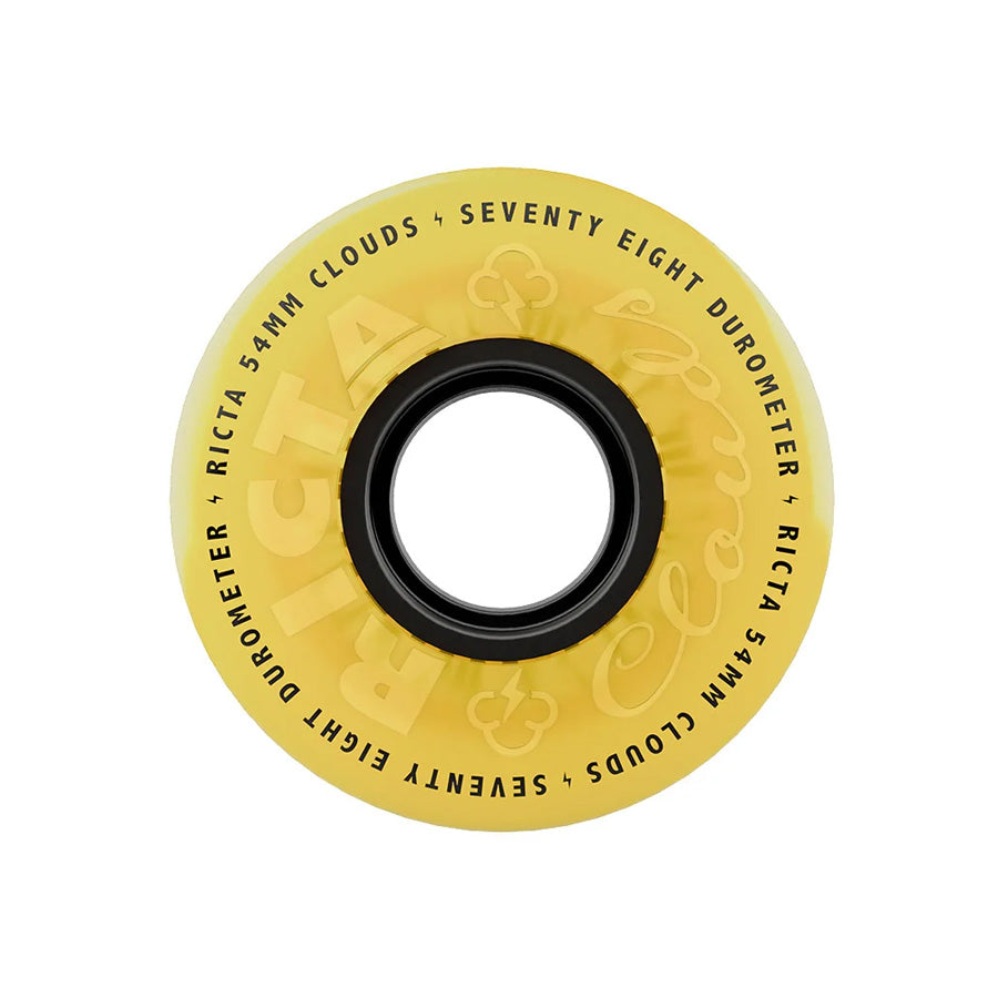 Ricta Clouds Yellow Black 78A Wheels 54mm