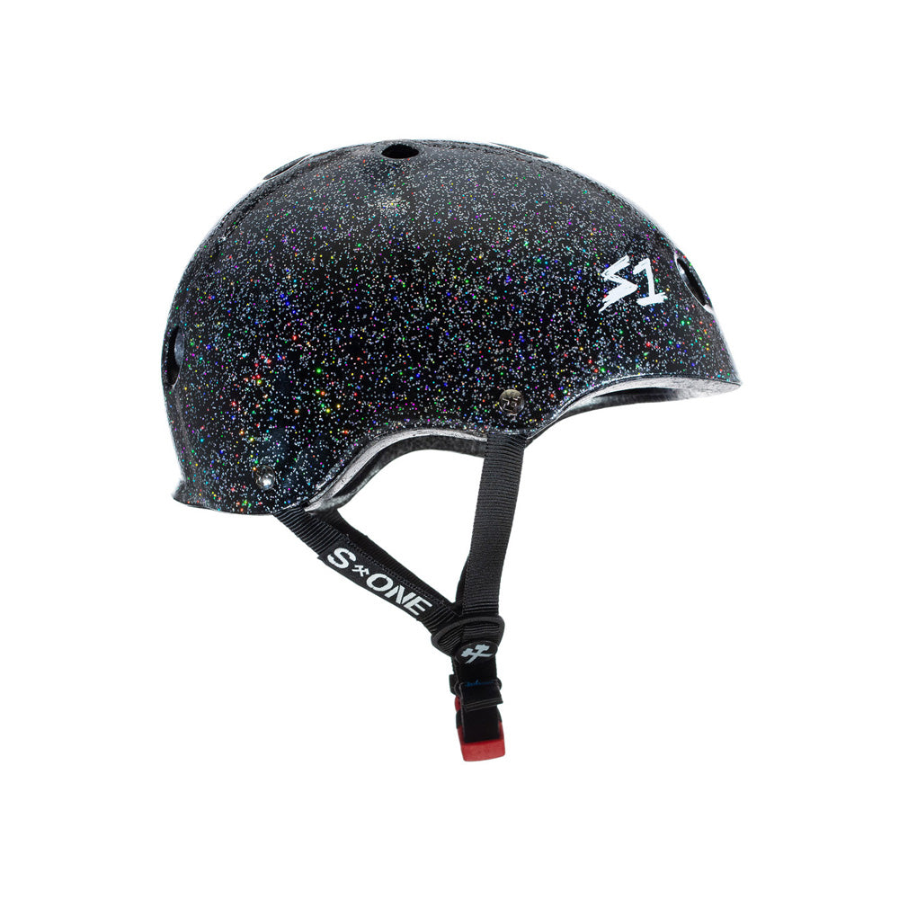 S1 Helmet Mini Lifer - Black Glitter