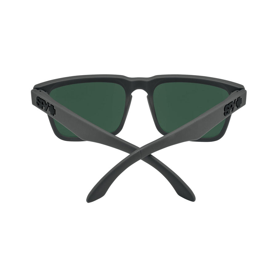 SPY Helm Soft Matte Dark Gray Happy Gray Green Polar With Light Blue Spectra Mirror