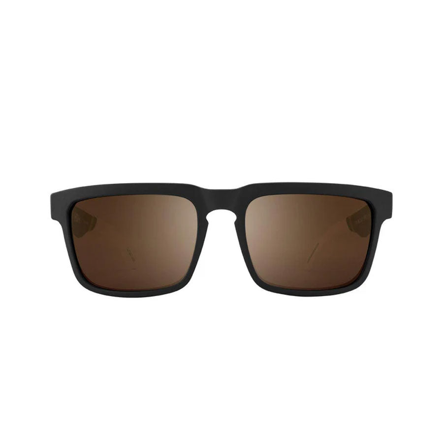 SPY Helm plus Tom Wallisch Happy Bronze with Gold Spectra Mirror