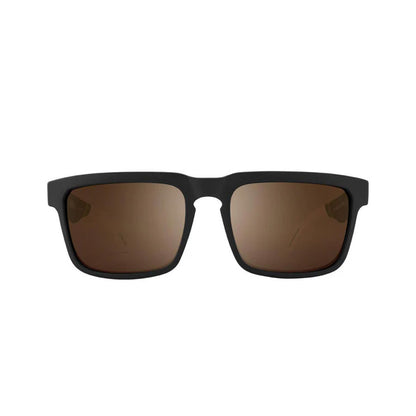 SPY Helm plus Tom Wallisch Happy Bronze with Gold Spectra Mirror