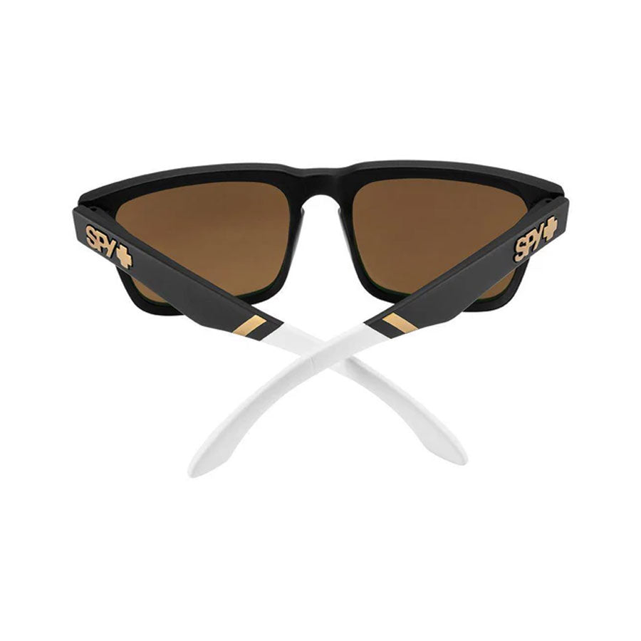 SPY Helm plus Tom Wallisch Happy Bronze with Gold Spectra Mirror