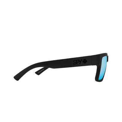 SPY Montana Soft Matte Black - Happy Boost Polar Ice Blue Mirror