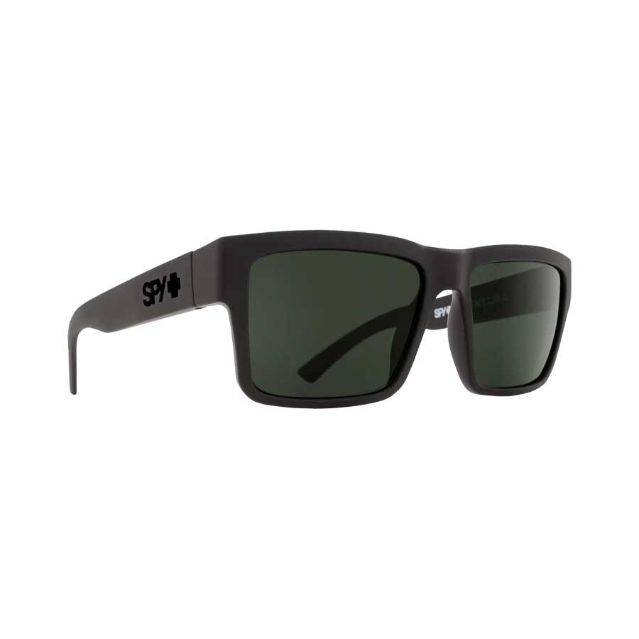 SPY Montana Soft Matte Black Happy  Gray Green Polar
