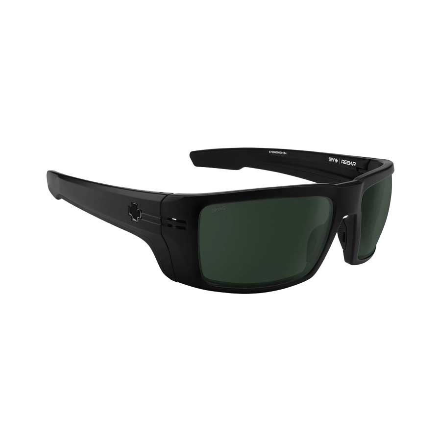 SPY Rebar ANSI RX Matte Black - Happy  Gray Green Polar