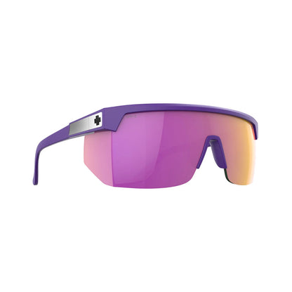 SPY Super Flynn Ansi Matte Purple - Happy Gray Green Pink Mirror