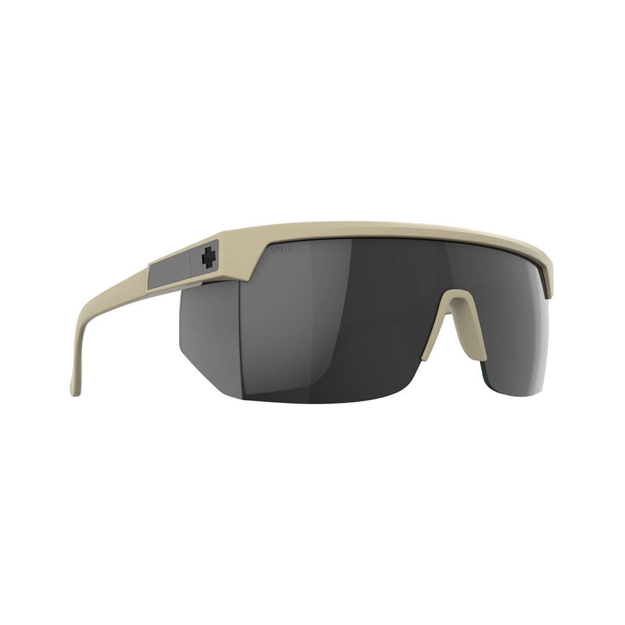 SPY Super Flynn Ansi Matte Sand - Happy Gray Green Black Mirror