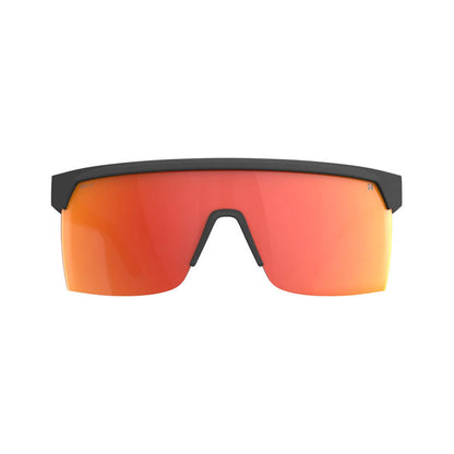 SPY Super Flynn Ansi Translucent Matte Black - Happy Gray Green Orange Mirror