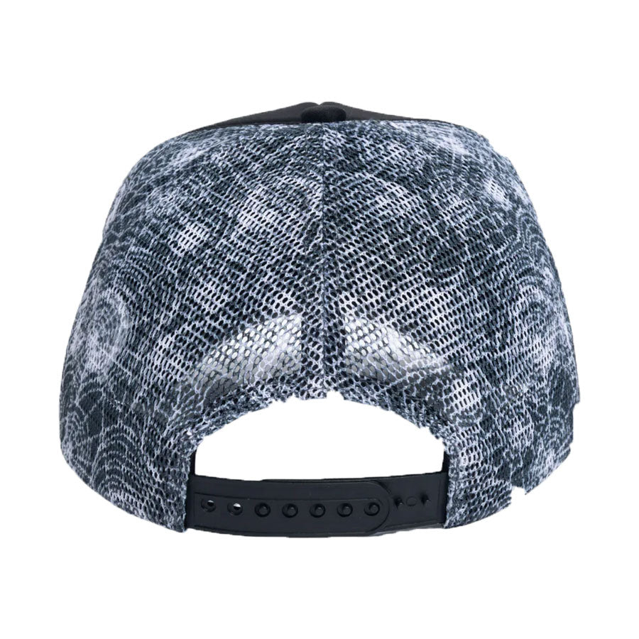 Corduroy Stud Trucker Cap Black