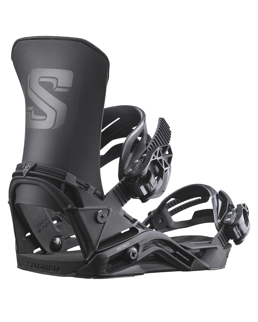 Salomon District Binding Black 2027