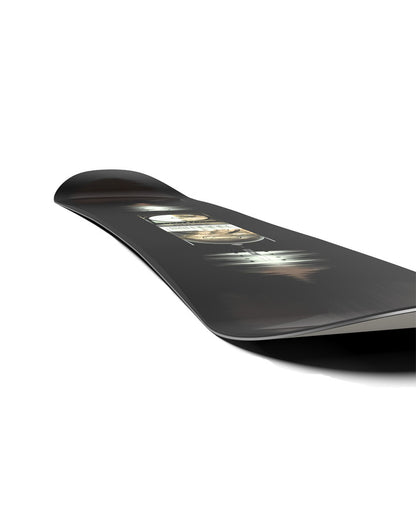 The Pulse snowboard features a soft flex and a forgiving profile, facilitating progression and lowering consequences for beginners. This versatile, directional twin features Bite Free Edges and Flat Out Camber for a catch free ride.