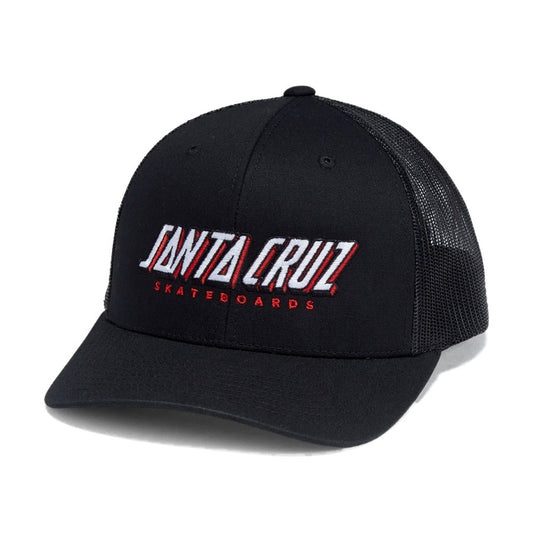 Santa Cruz Big Strip Snapback Black