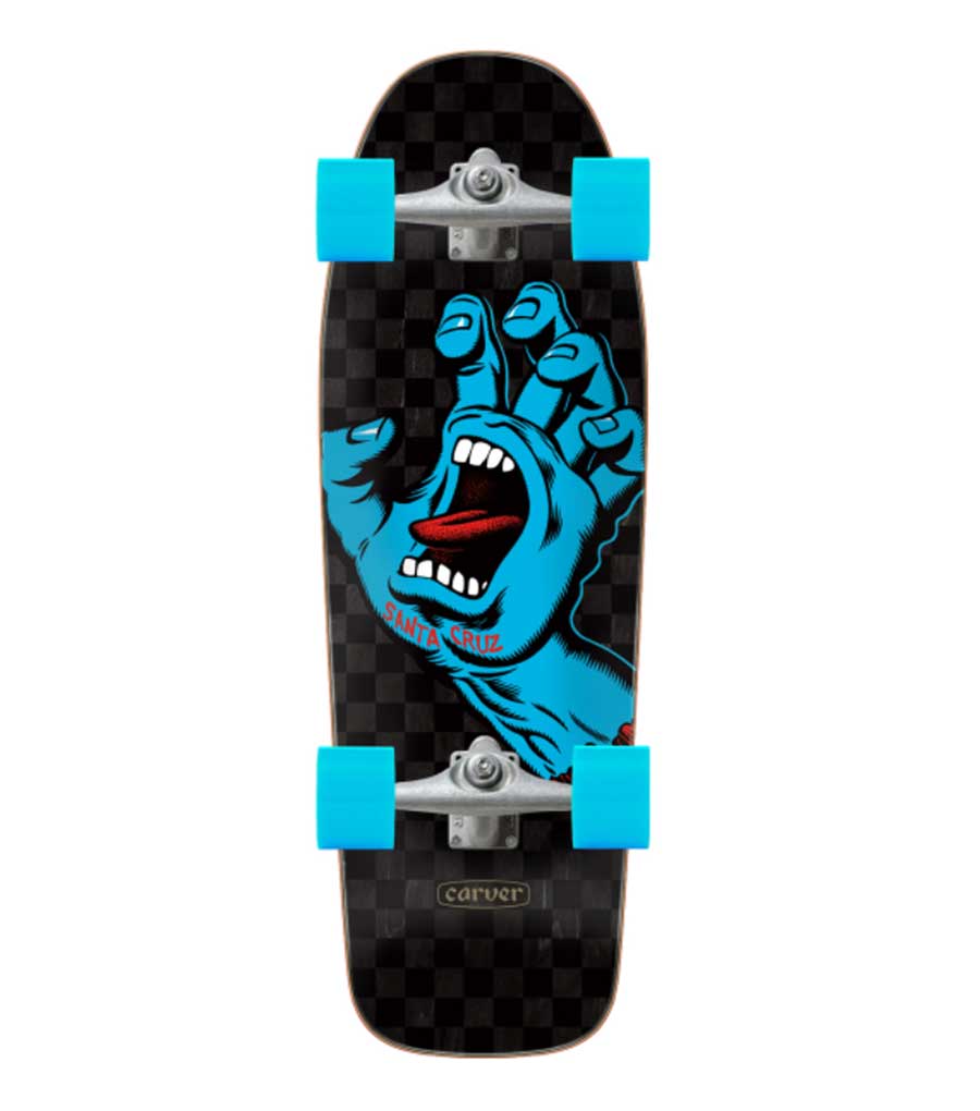 Santa Cruz Carver Screaming Hand Check Cruiser 9.8"