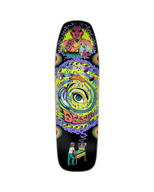 Santa Cruz Delfino Pinkball Vision Pro Shaped Deck