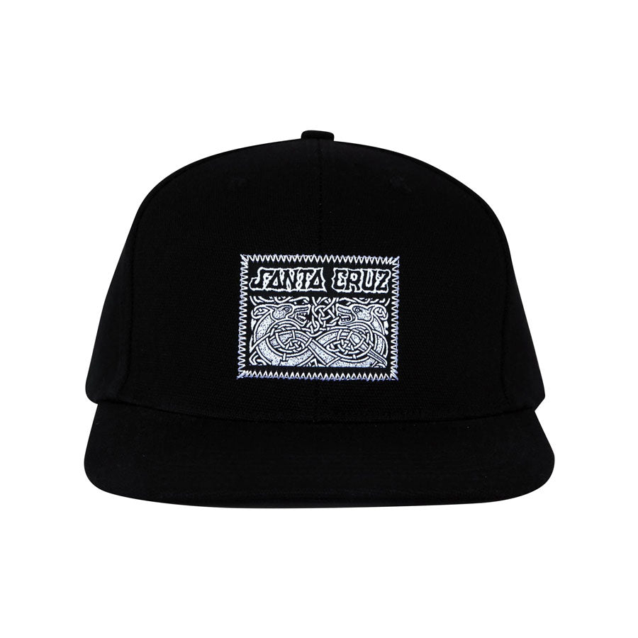 Santa Cruz Dressen Celtic Dogs Snapback Hat Black