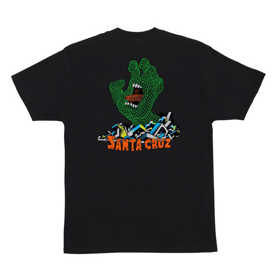 Santa Cruz Kendall Grind Hand T-Shirt Black