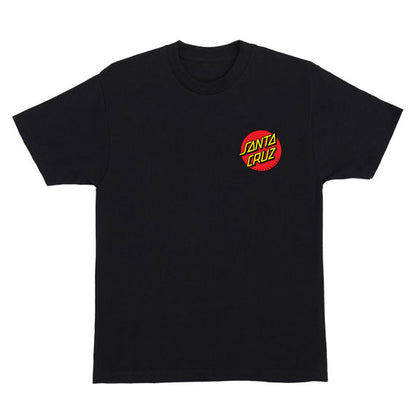 Santa Cruz Men's Beware Dot T-Shirt - Black