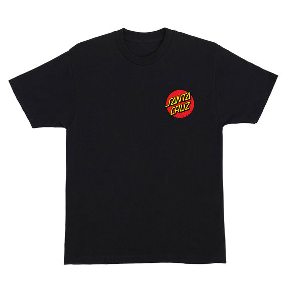 Santa Cruz Men's Beware Dot T-Shirt - Black – The Source Snowboard & Skate
