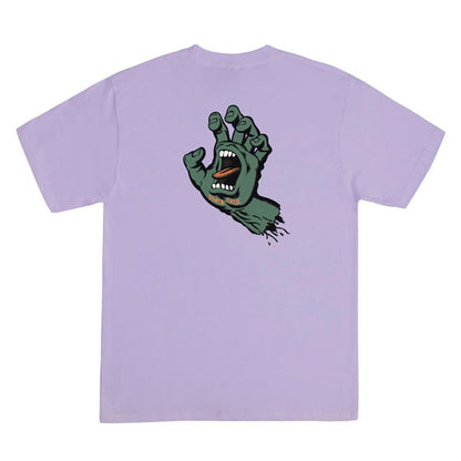 Santa Cruz Men's Screaming Hand T-Shirt - Orchid/Dark Green