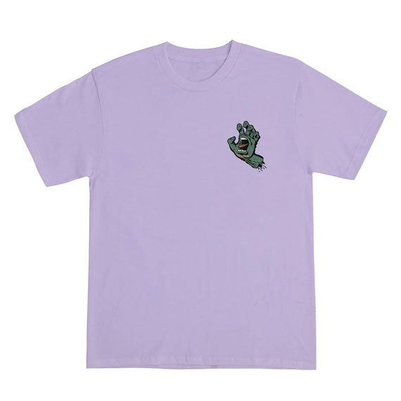 Santa Cruz Men's Screaming Hand T-Shirt - Orchid/Dark Green