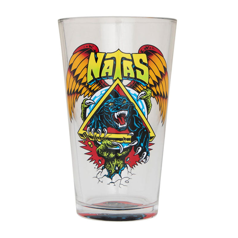 Santa Cruz Natas SC Panther Pint Glass Black/Green