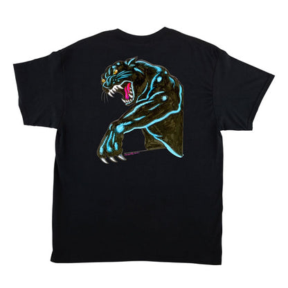 Santa Cruz Natas Sketch Panther T-Shirt Black