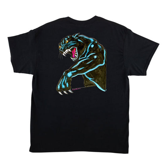 Santa Cruz Natas Sketch Panther T-Shirt Black