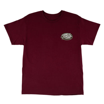 Santa Cruz Natas Sketch Panther T-Shirt Maroon