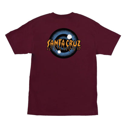 Santa Cruz Roskopp Iris T-Shirt - Maroon