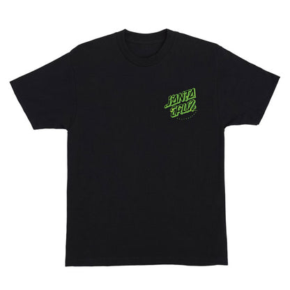 Santa Cruz Roskopp Screaming Five T-Shirt Black