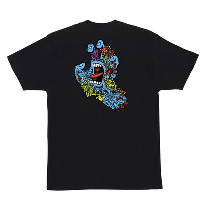 Santa Cruz Roskopp Screaming Five T-Shirt Black