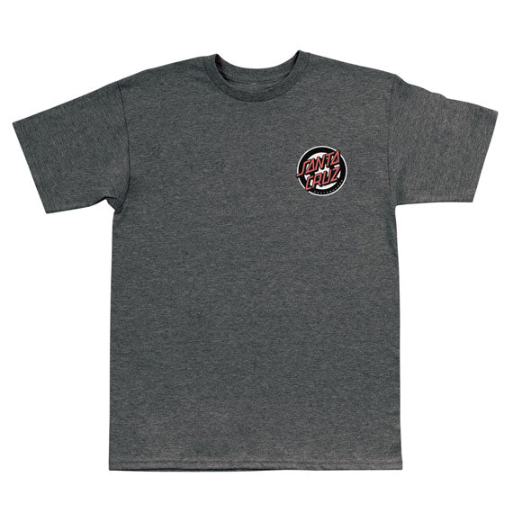 Santa Cruz Roskopp Screaming Target T-Shirt - Dark Heather