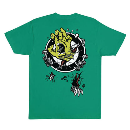Santa Cruz Roskopp Screaming Target T-Shirt - Kelly