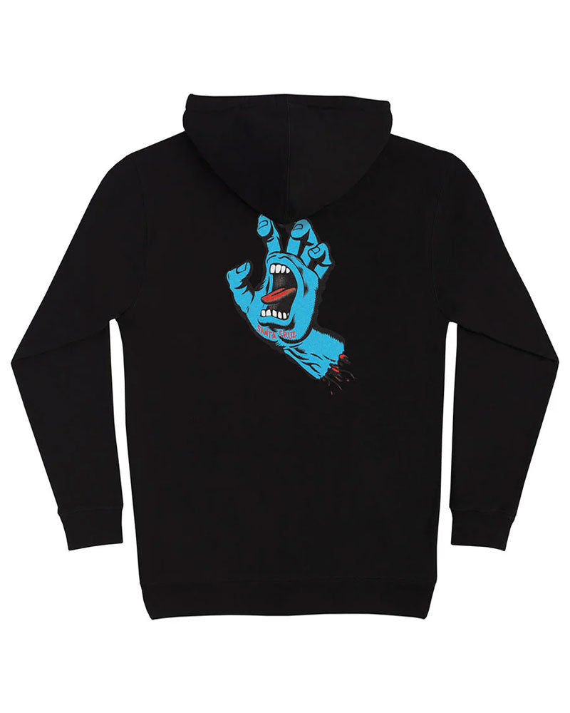 Santa Cruz Screaming Hand Hoodie Black