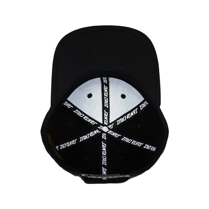 Santa Cruz Screaming Hand Snapback Hat Black
