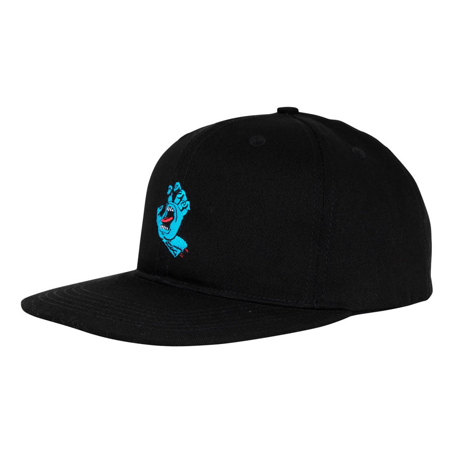 Santa Cruz Screaming Hand Snapback Hat Black
