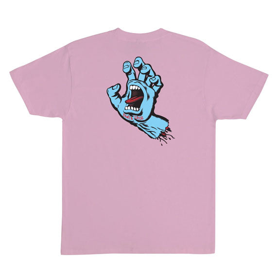 Santa Cruz Screaming Hand T-Shirt Light Pink