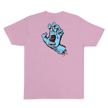 Santa Cruz Screaming Hand T-Shirt Light Pink