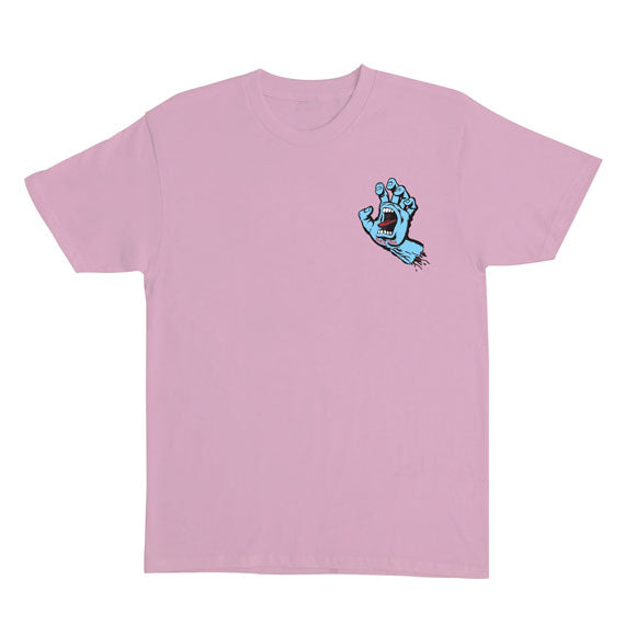Santa Cruz Screaming Hand T-Shirt Light Pink