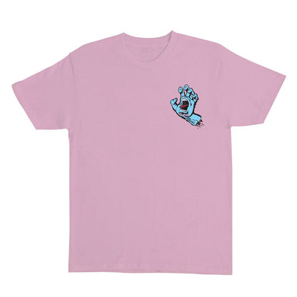 Santa Cruz Screaming Hand T-Shirt Light Pink