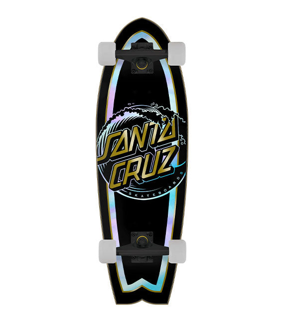 Santa Cruz Shark Holo Wave Dot Cruiser 8.8"