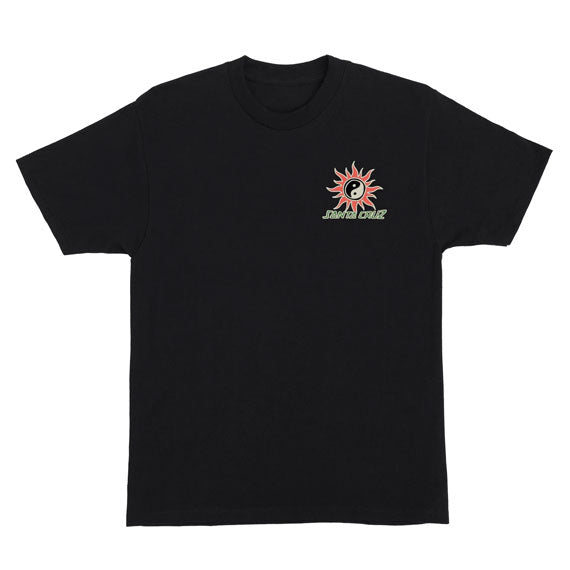 Santa Cruz Sol Spiral T-Shirt Black