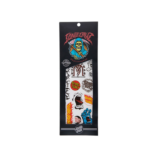 Santa Cruz Temporary Tattoo Set Tatted Multi