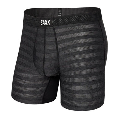 Saxx Droptemp Cool Mesh BB Fly - Black Heather