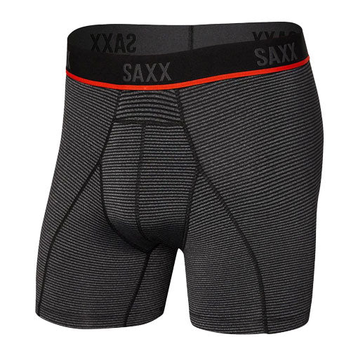 Saxx Kinetic L-C Mesh BB - Grey Feed Stripe II