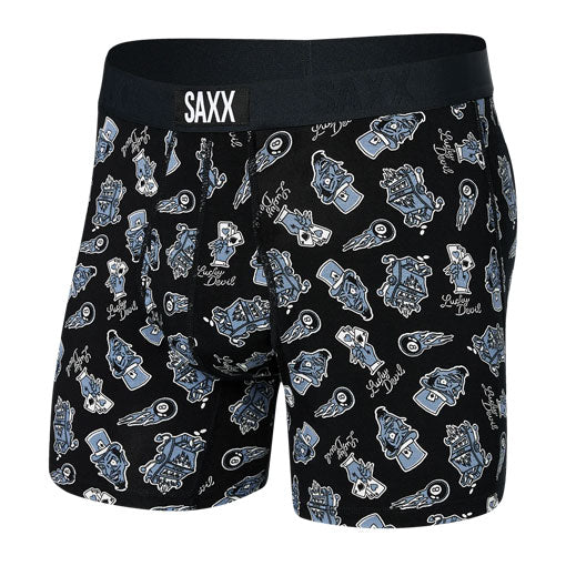 Saxx Ultra Soft BB Fly Lucky Devil - Black