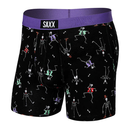 Saxx Vibe Super Soft BB Dancing Skellies - Black