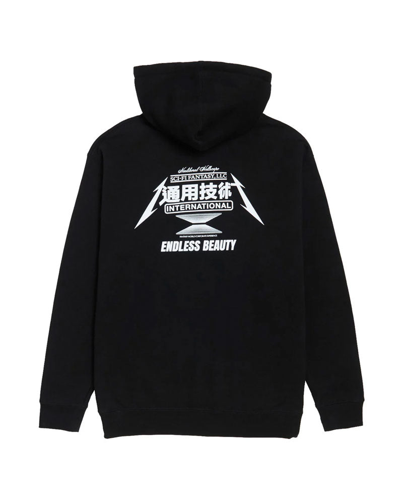 Sci-Fi Fantasy Endless Beauty Pullover Hoodie Black